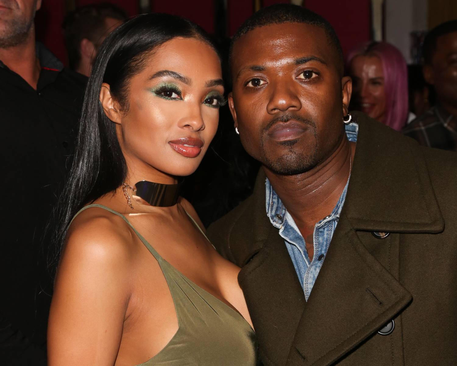 Rapper Ray J (R) and his Wife Princess Love (L) attend Tyga's Birthday celebration at Delilah on November 19, 2018 in West Hollywood, California