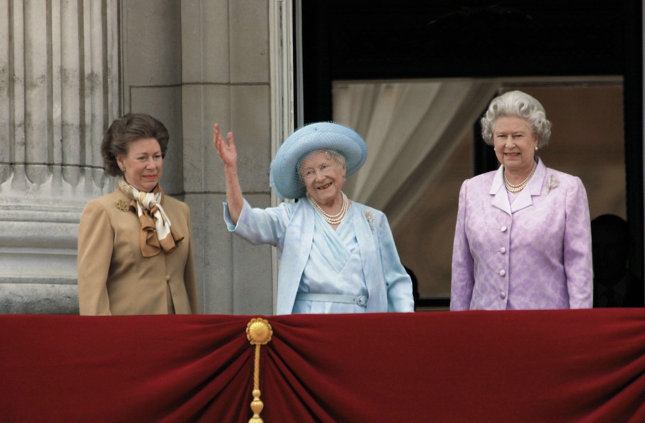 Princess Margaret, Queen Mother, and Queen Elizabeth II