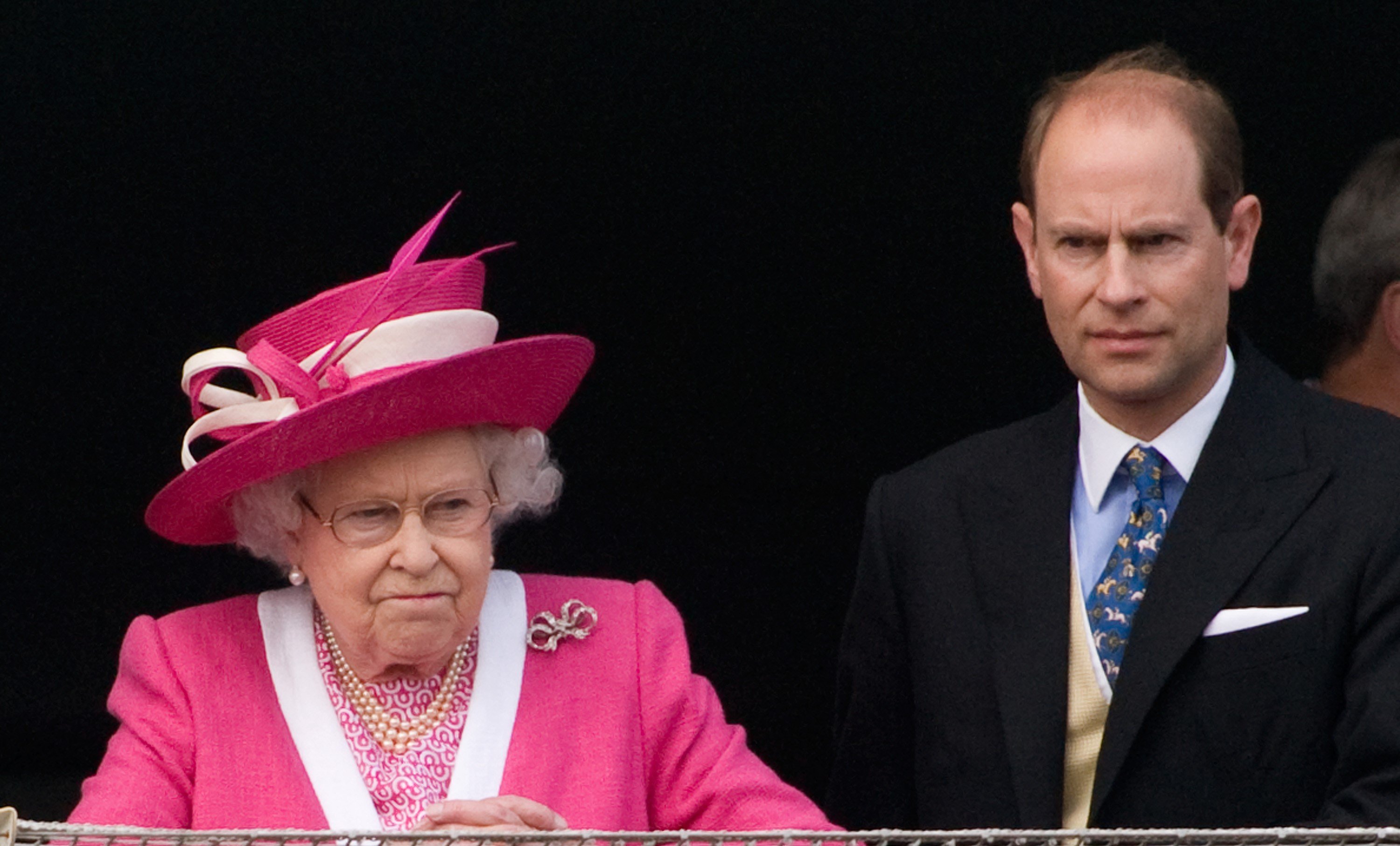 Queen Elizabeth II and Prince Edward