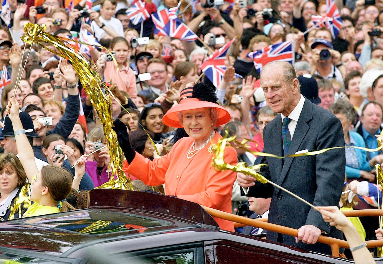 Queen Elizabeth II and Prince Philip, Duke of Edinburgh at the Golden Jubilee in 2002