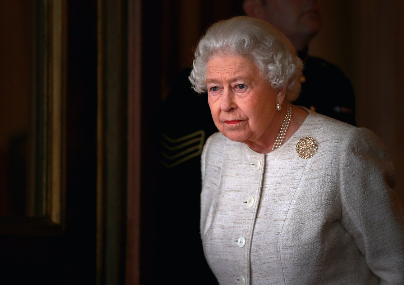 Queen Elizabeth II at Buckingham Palace