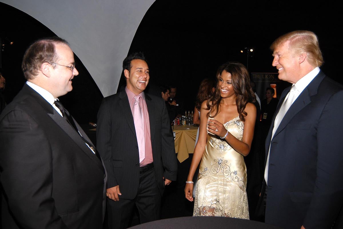 Marc Cherry, Claudia Jordan, and Donald Trump attend 55th Annual Mrs. Universe Competition