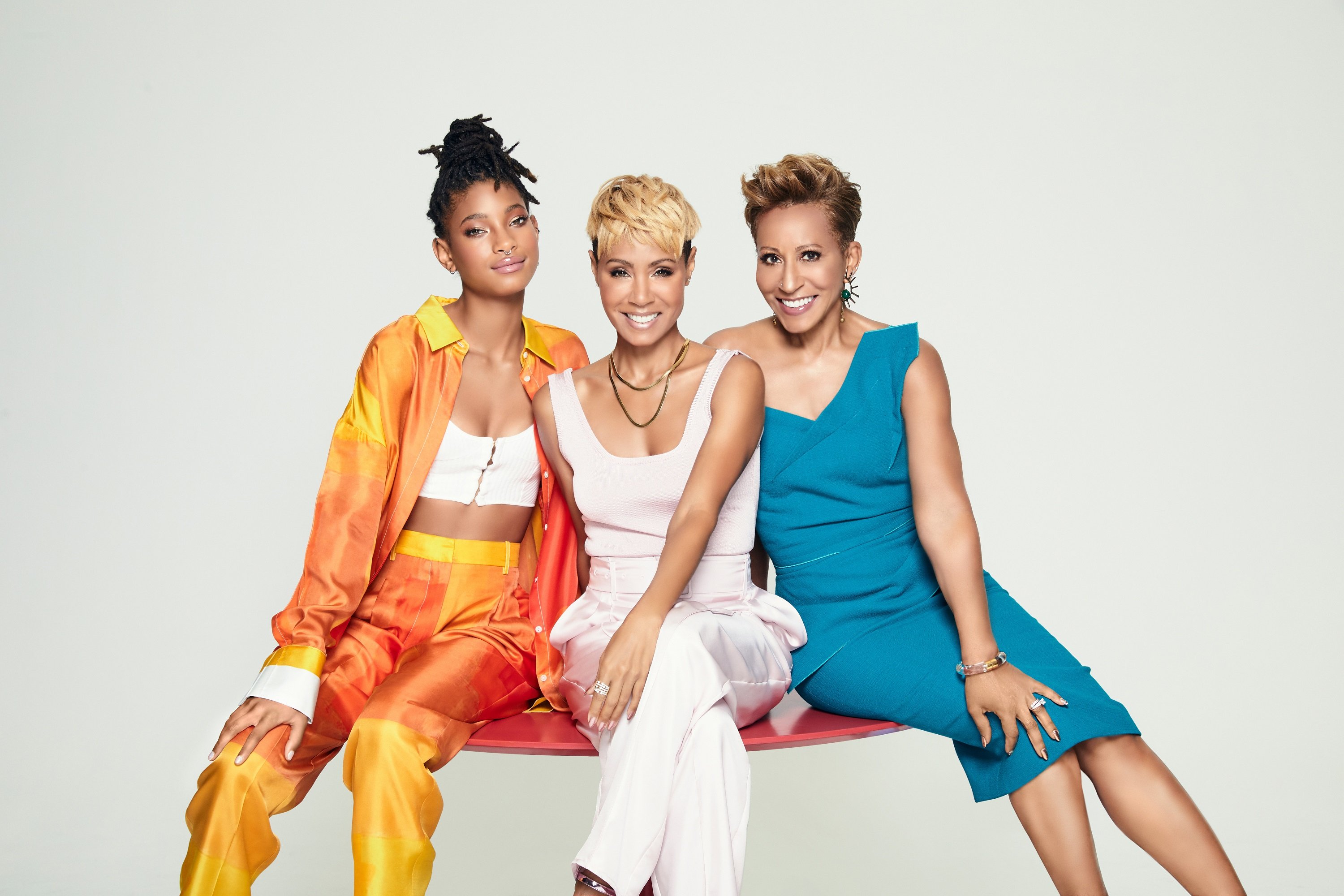 'Red Table Talk' stars Willow Smith, Adrienne Banfield-Norris, and Jada Pinkett Smith