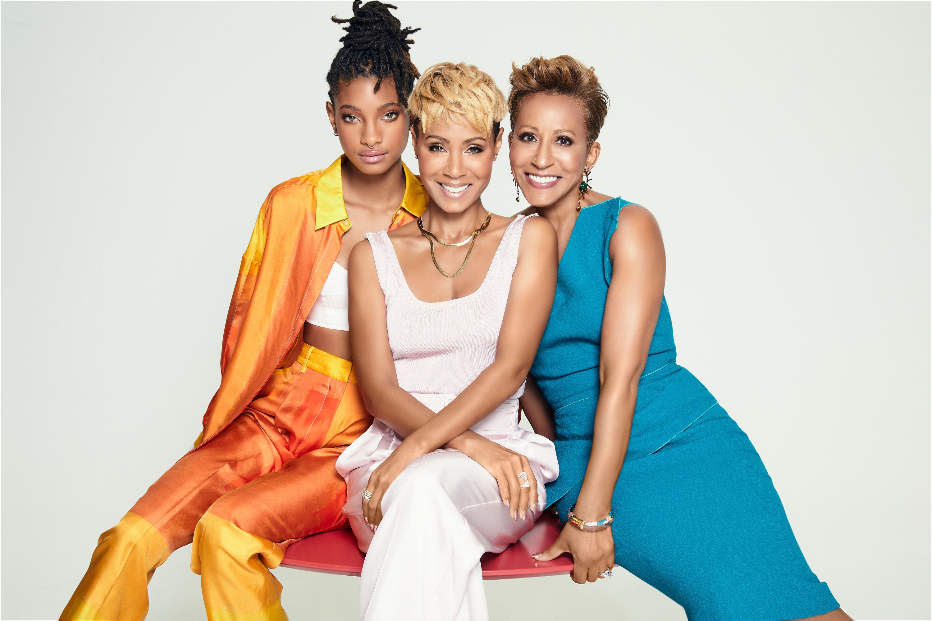 'Red Table Talk' stars Willow Smith, Adrienne Banfield-Norris, and Jada Pinkett Smith