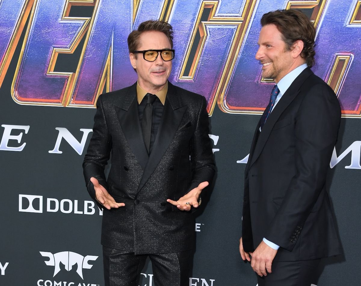 Robert Downey Jr. and Bradley Cooper at the 'Avengers: Endgame' premiere