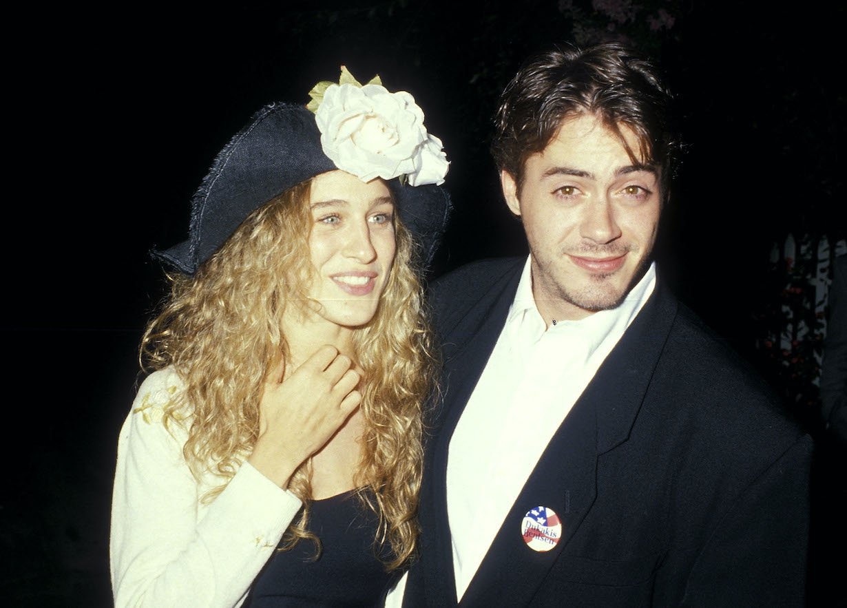 Sarah Jessica Parker and actor Robert Downey Jr.