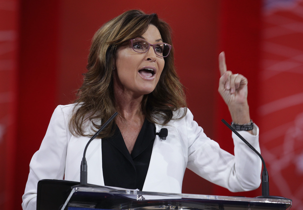 Former Alaska Governor Sarah Palin addresses the 42nd annual Conservative Political Action Conference (CPAC), February 26, 2015 | Alex Wong/Getty Images