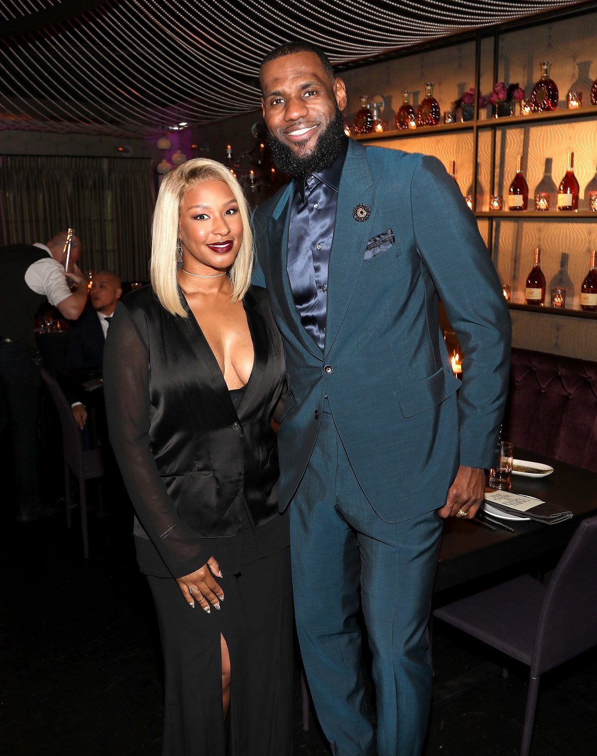 Savannah Brinson and LeBron James
