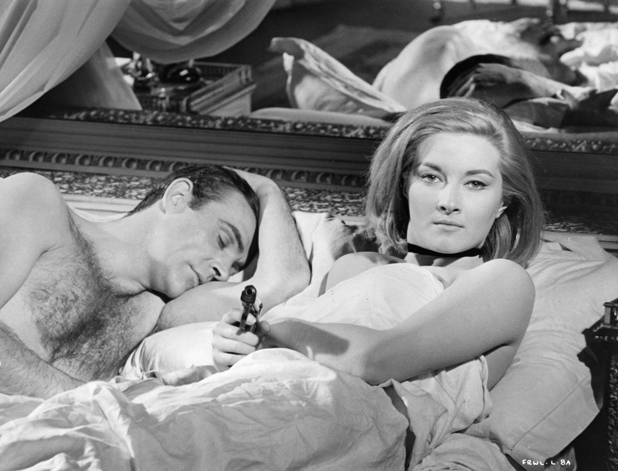 Sean Connery and Daniela Bianchi