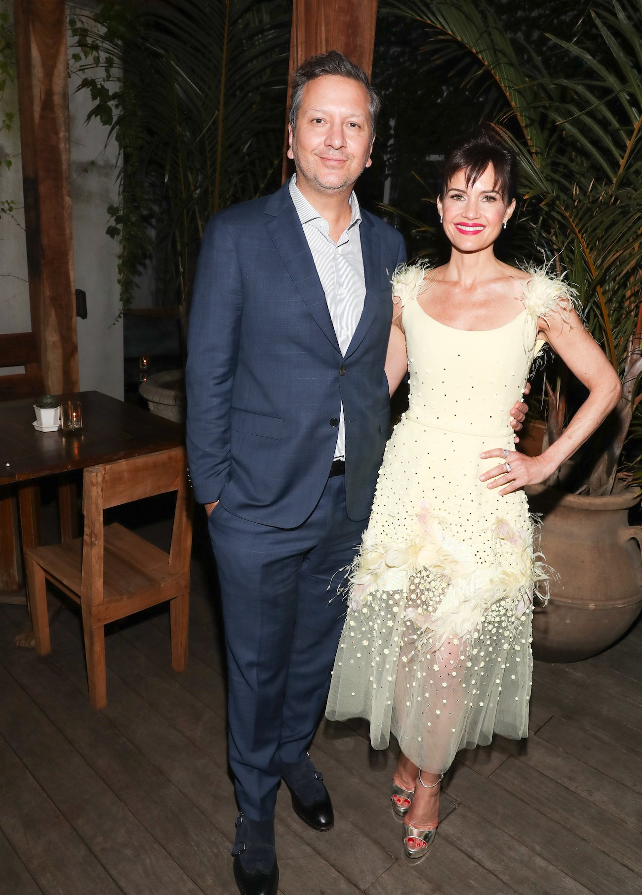 Sebastian Gutierrez and Carla Gugino