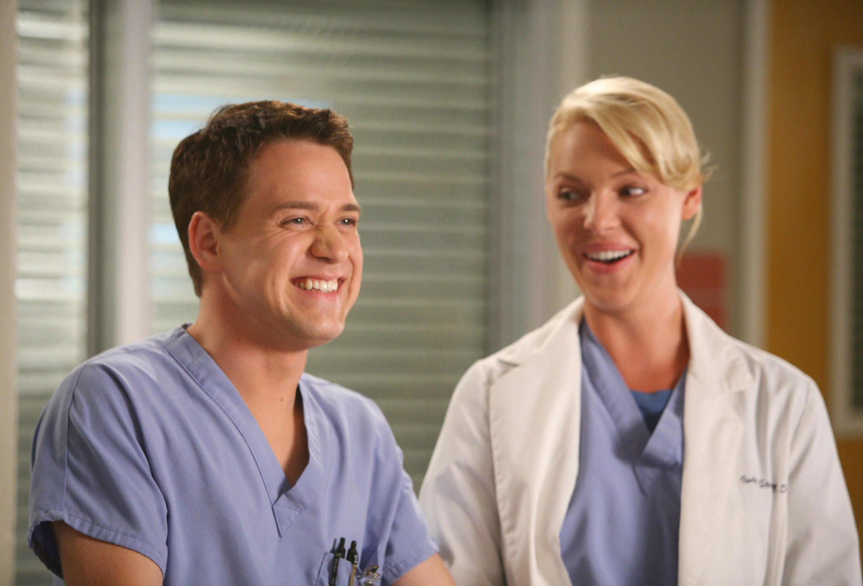 T.R. Knight and Katherine Heigl of 'Grey's Anatomy' 