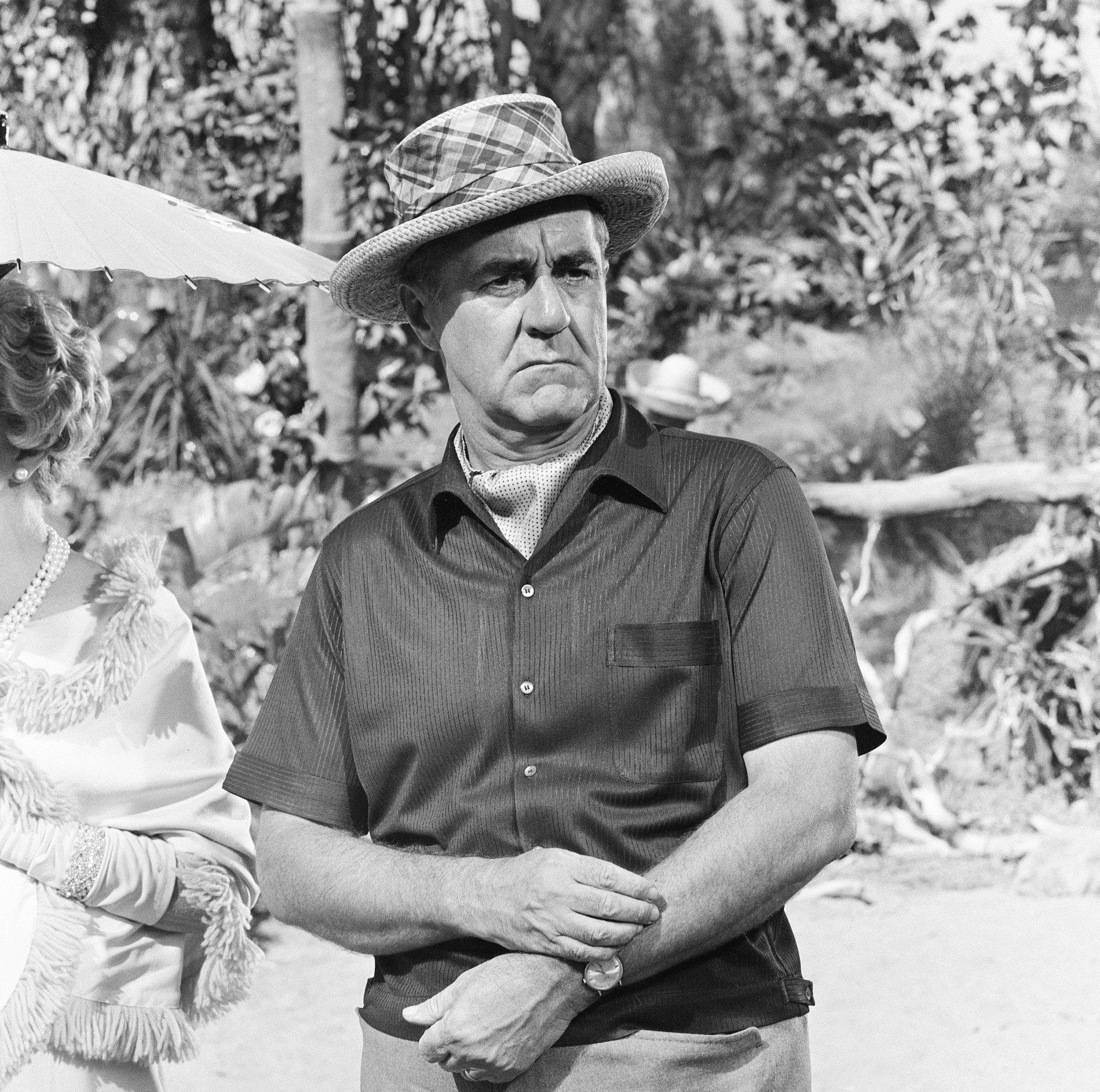 Thurston Howell III in front of trees