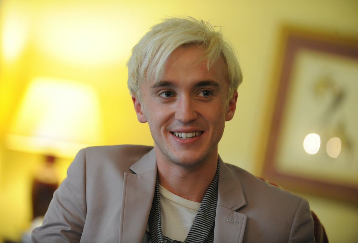 Tom Felton plays evil Draco Malfoy in the Harry Potter movies being interviewed at the Royal York Hotel