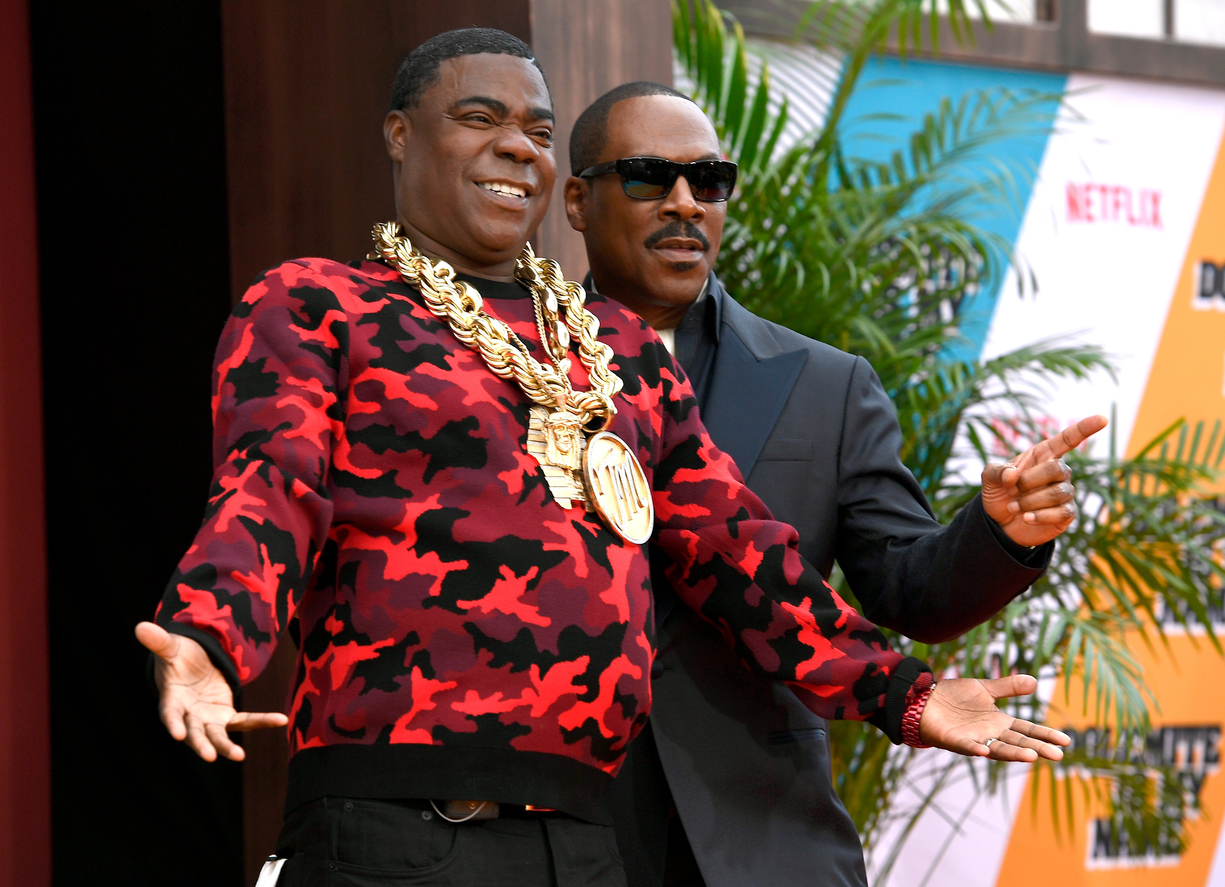 'Saturday Night Live' Alums and 'Coming 2 America' Co-Stars Tracy Morgan and Eddie Murphy
