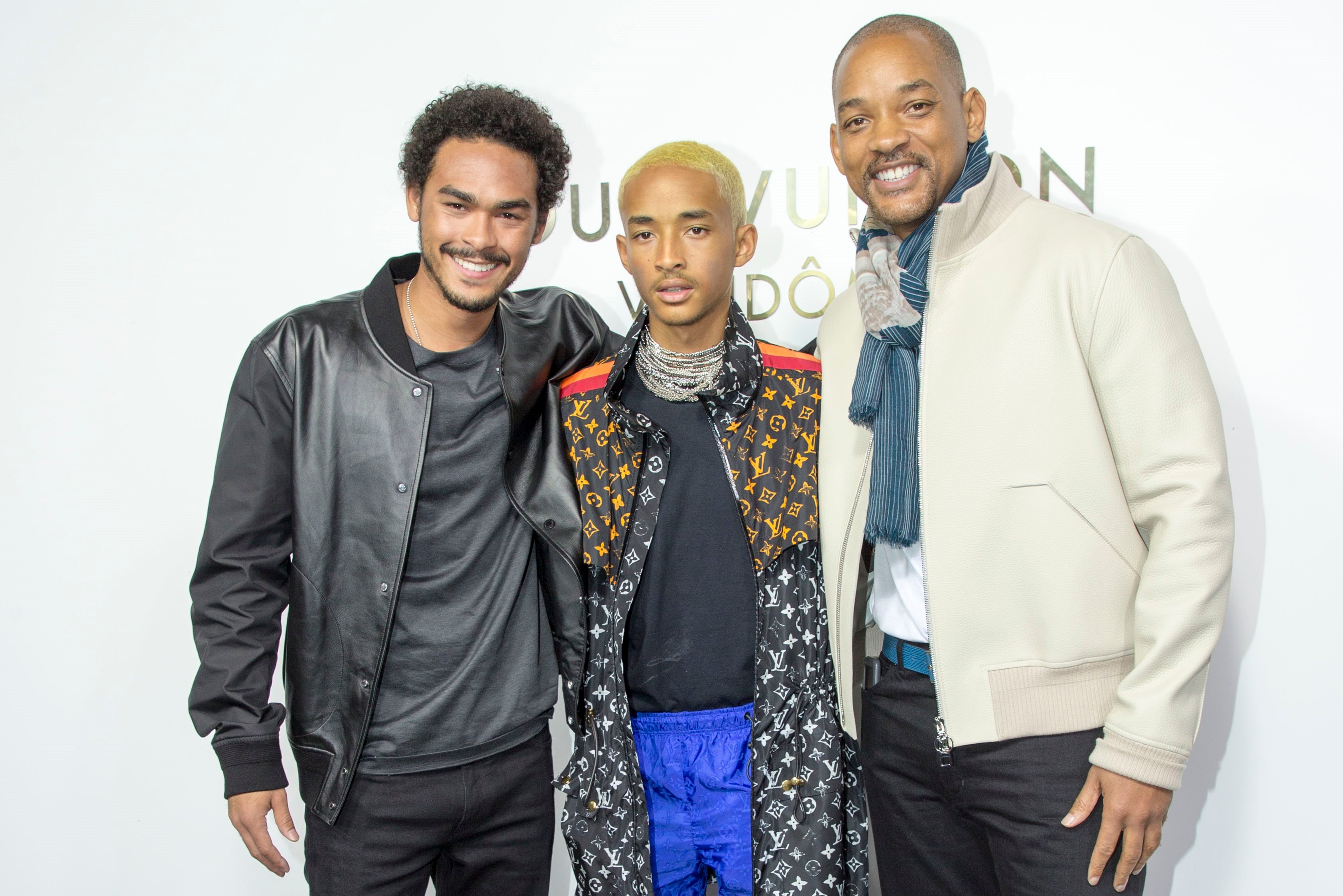 Trey Smith, Jaden Smith, and Will Smith