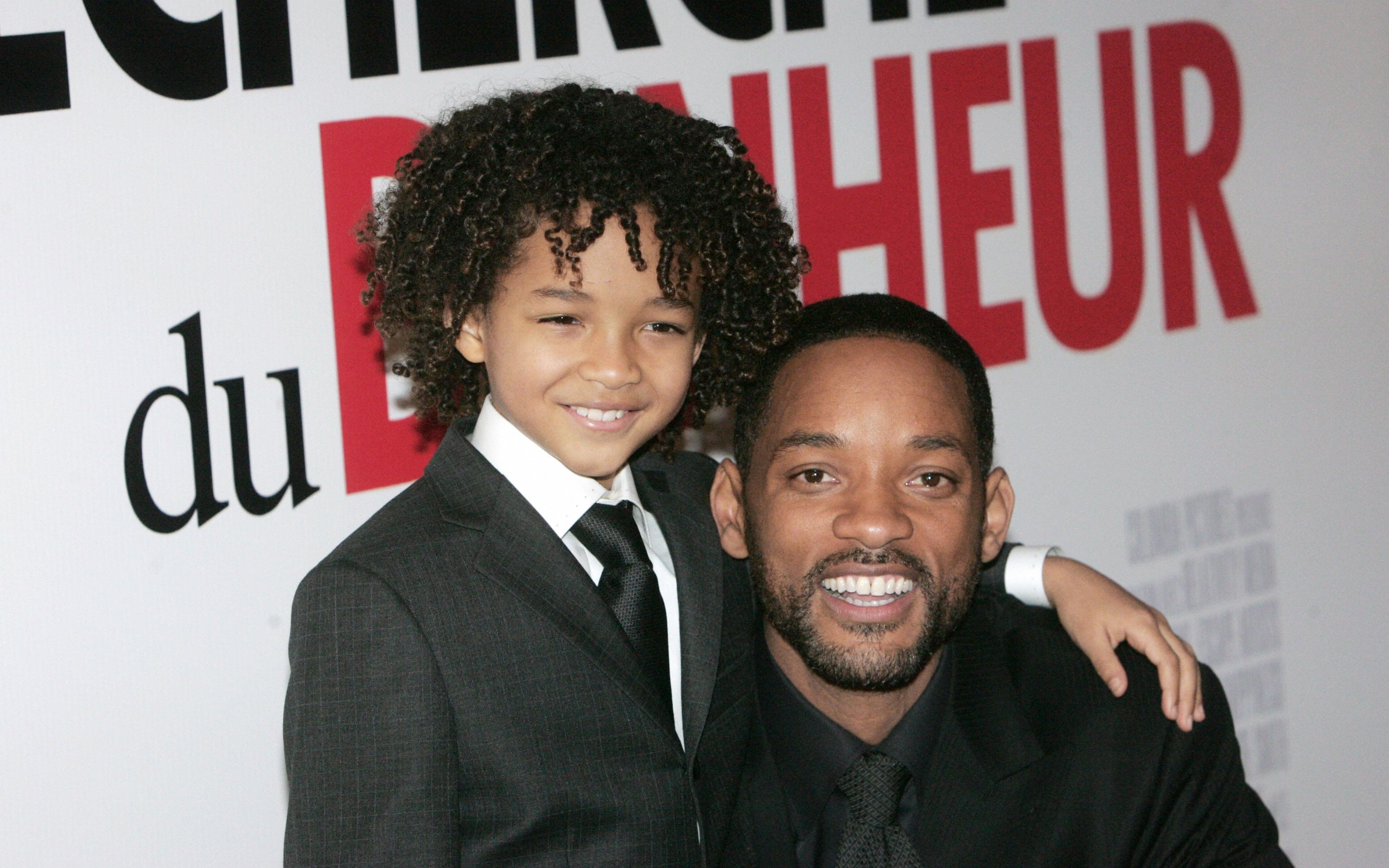 Jaden Smith and Will Smith