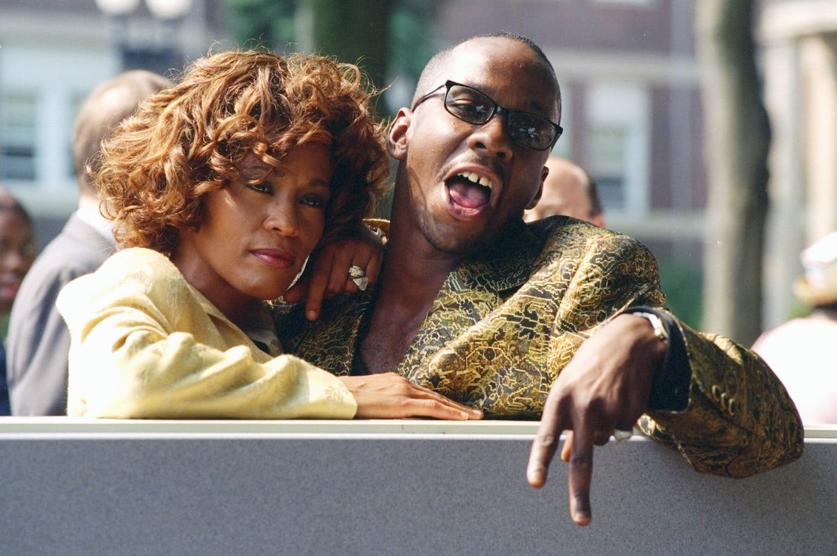 Whitney Houston and Bobby Brown