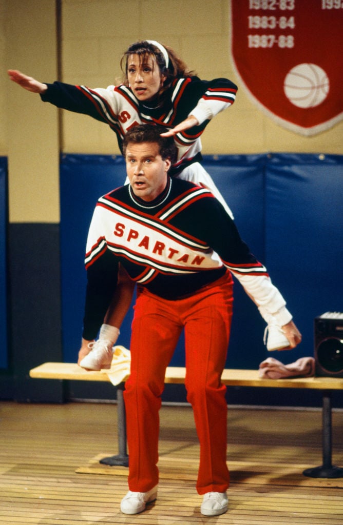 Saturday Night Live cast Will Ferrell and Cheri Oteri