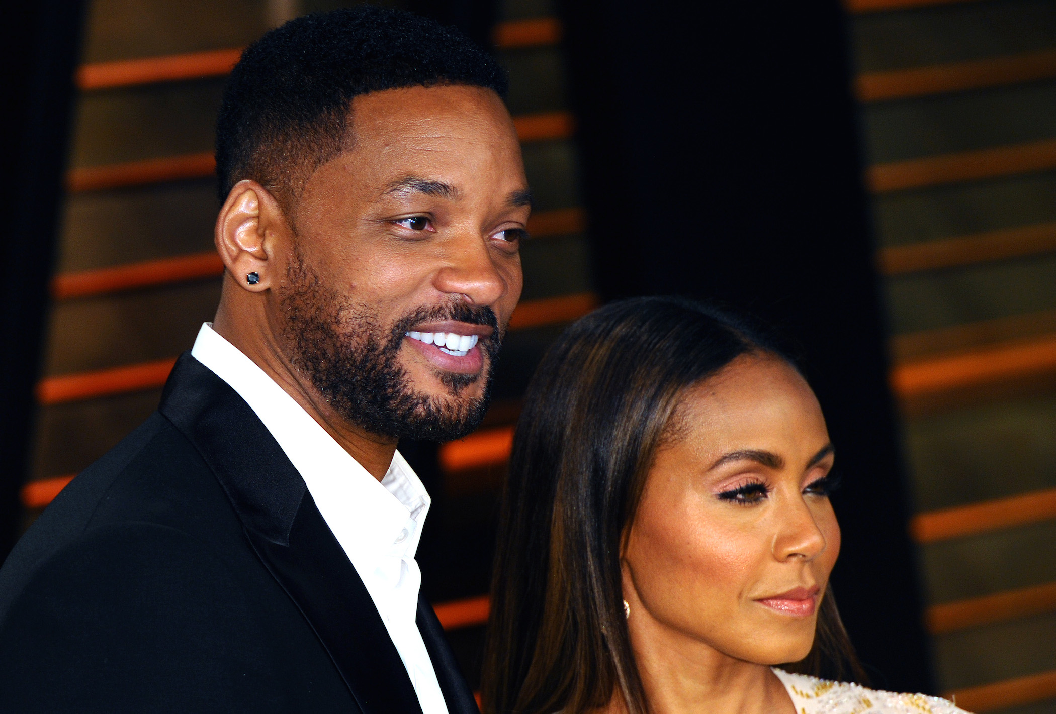 Will Smith and Jada Pinkett Smith attend the 2014 Vanity Fair Oscar Party