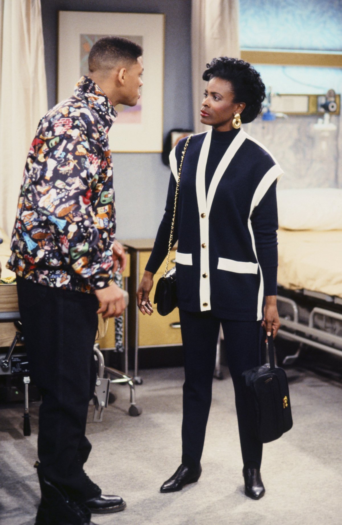 Will Smith and Janet Hubert