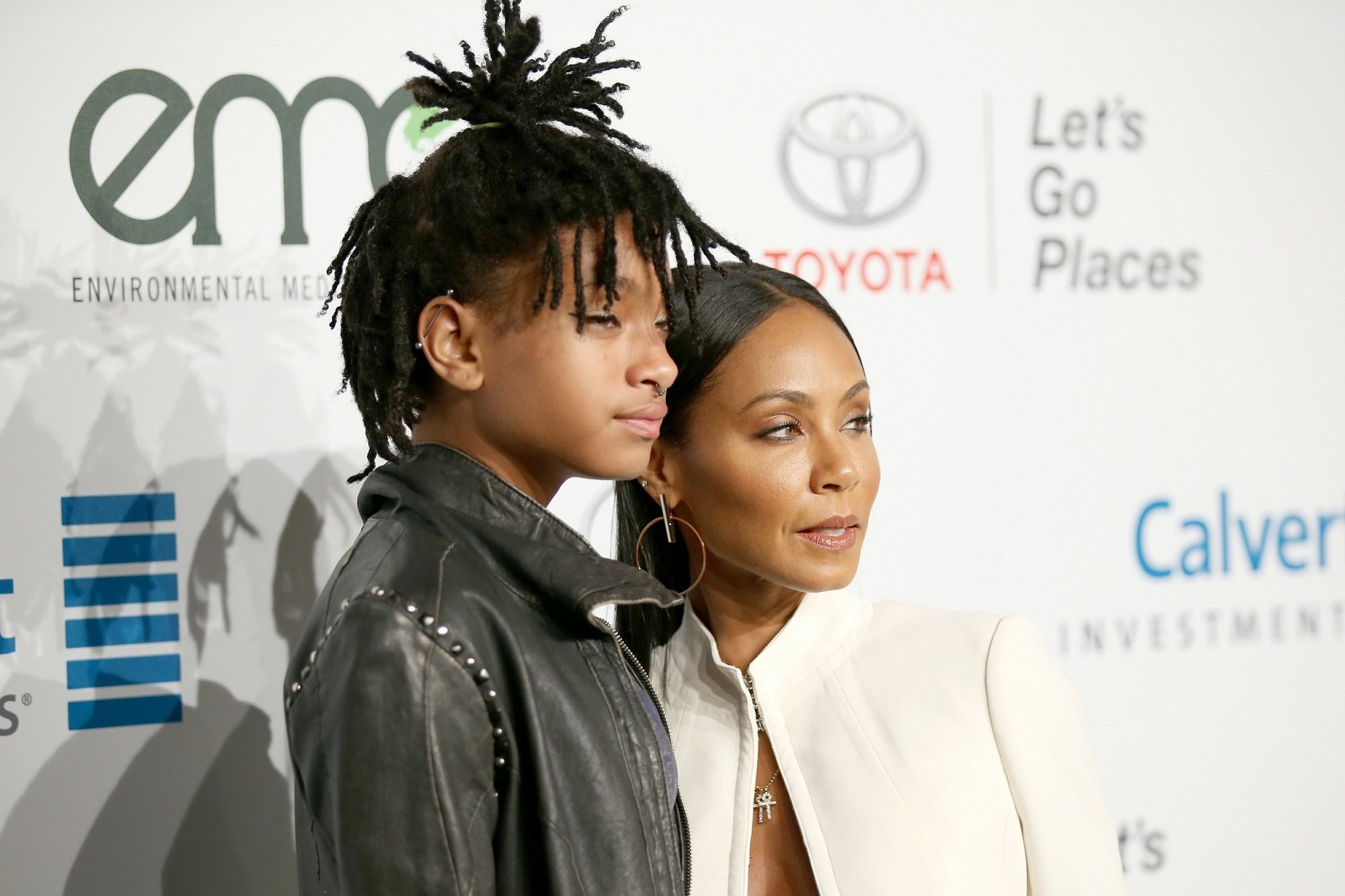 Willow Smith and Jada Pinkett Smith