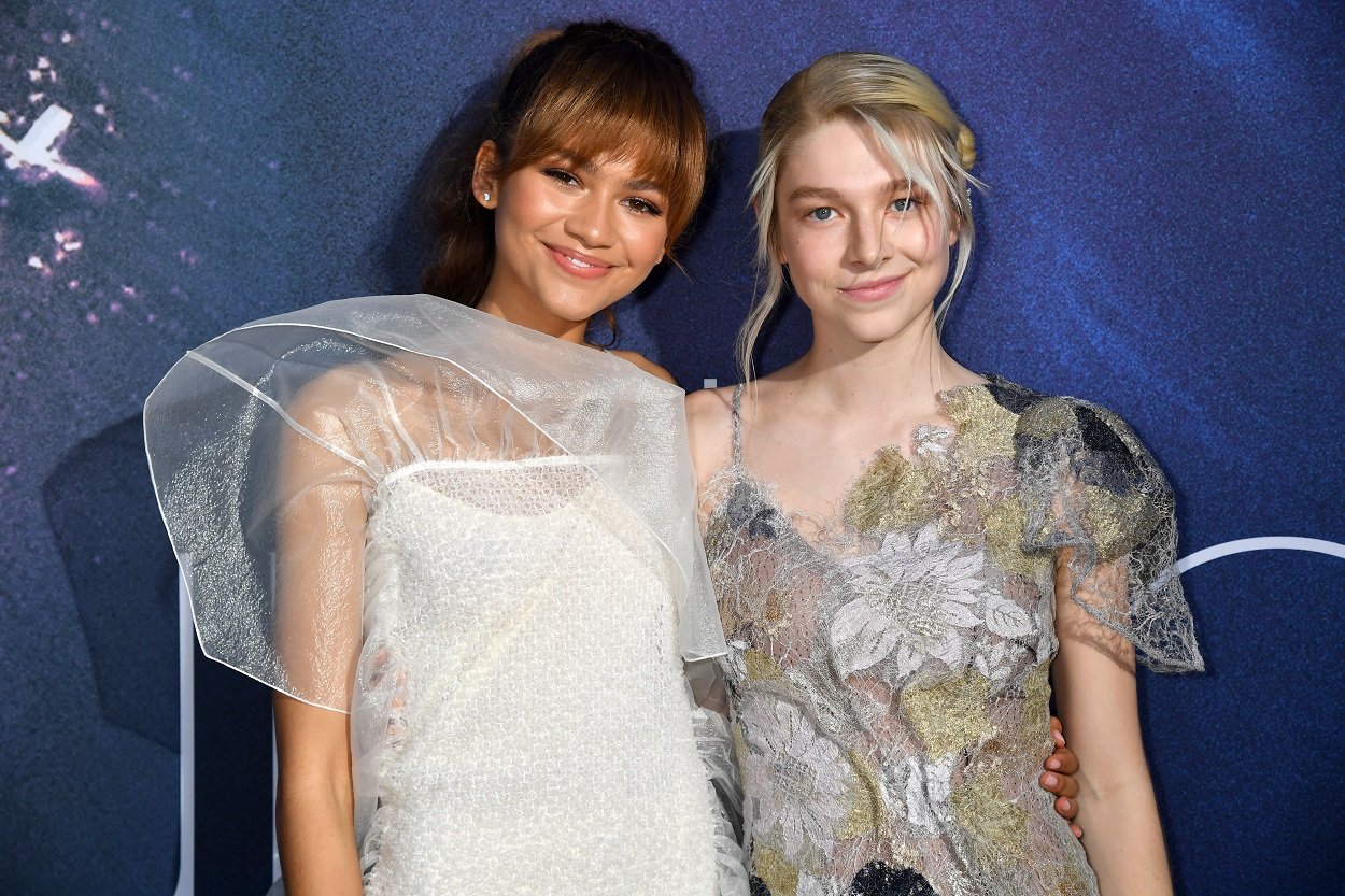 Euphoria cast members Zendaya and Hunter Schafer