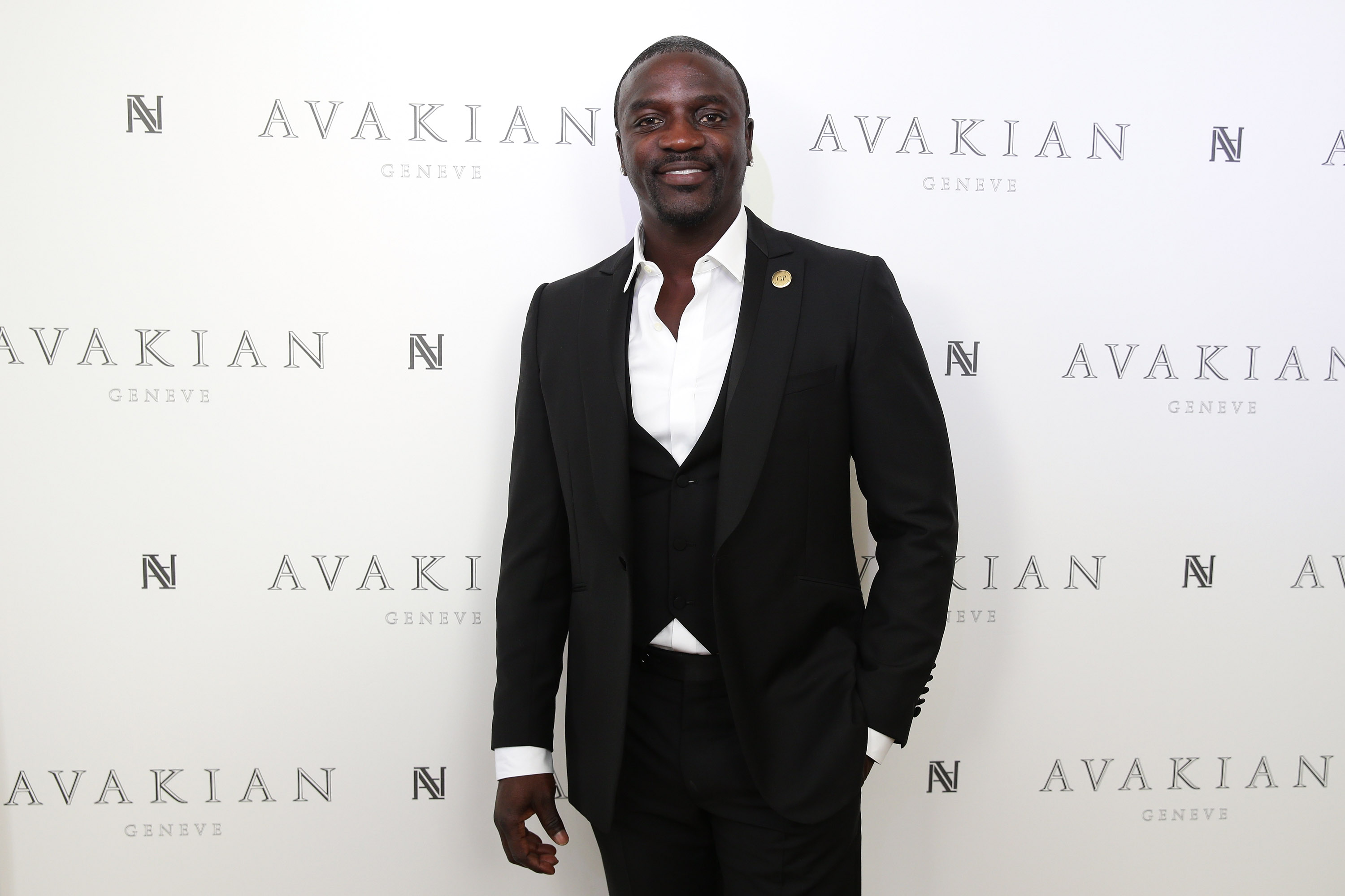 Akon in a suit