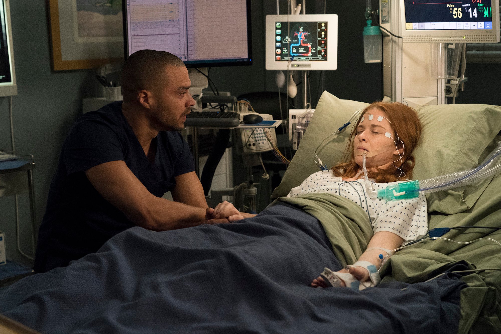 JESSE WILLIAMS, SARAH DREW on 'Grey's Anatomy'