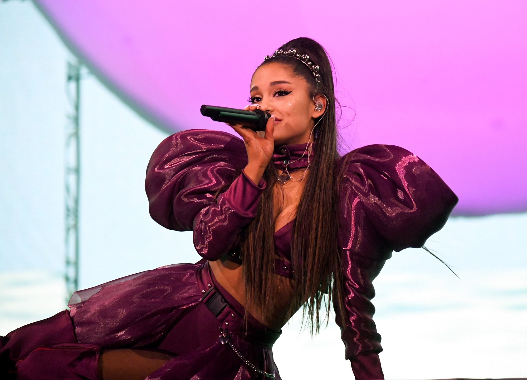 Ariana Grande performs during the 2019 Coachella Valley Music And Arts Festival on April 21, 2019, in Indio, California. 