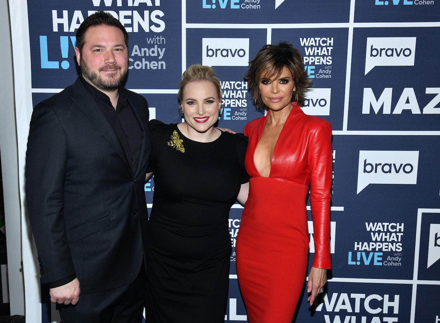 Ben Domenech, Meghan McCain, and Lisa Rinna on 'Watch What Happens Live'