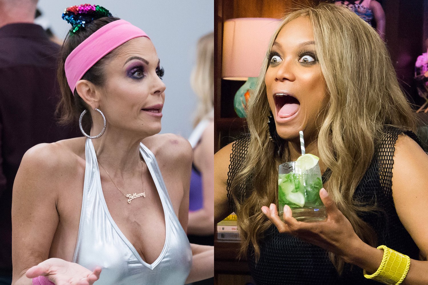 Bethenny Frankel and Tyra Banks