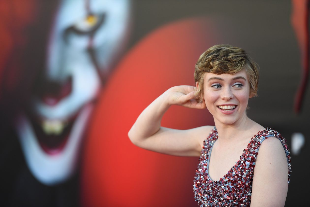 Sophia Lillis arrives for the World premiere of 'It Chapter 2' at the Regency Village theatre