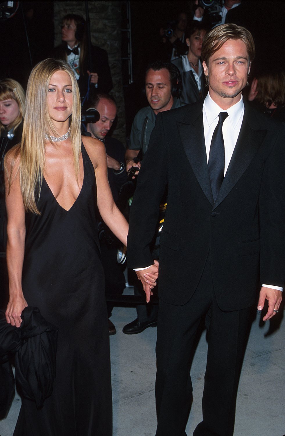 Jennifer Aniston and Brad Pitt