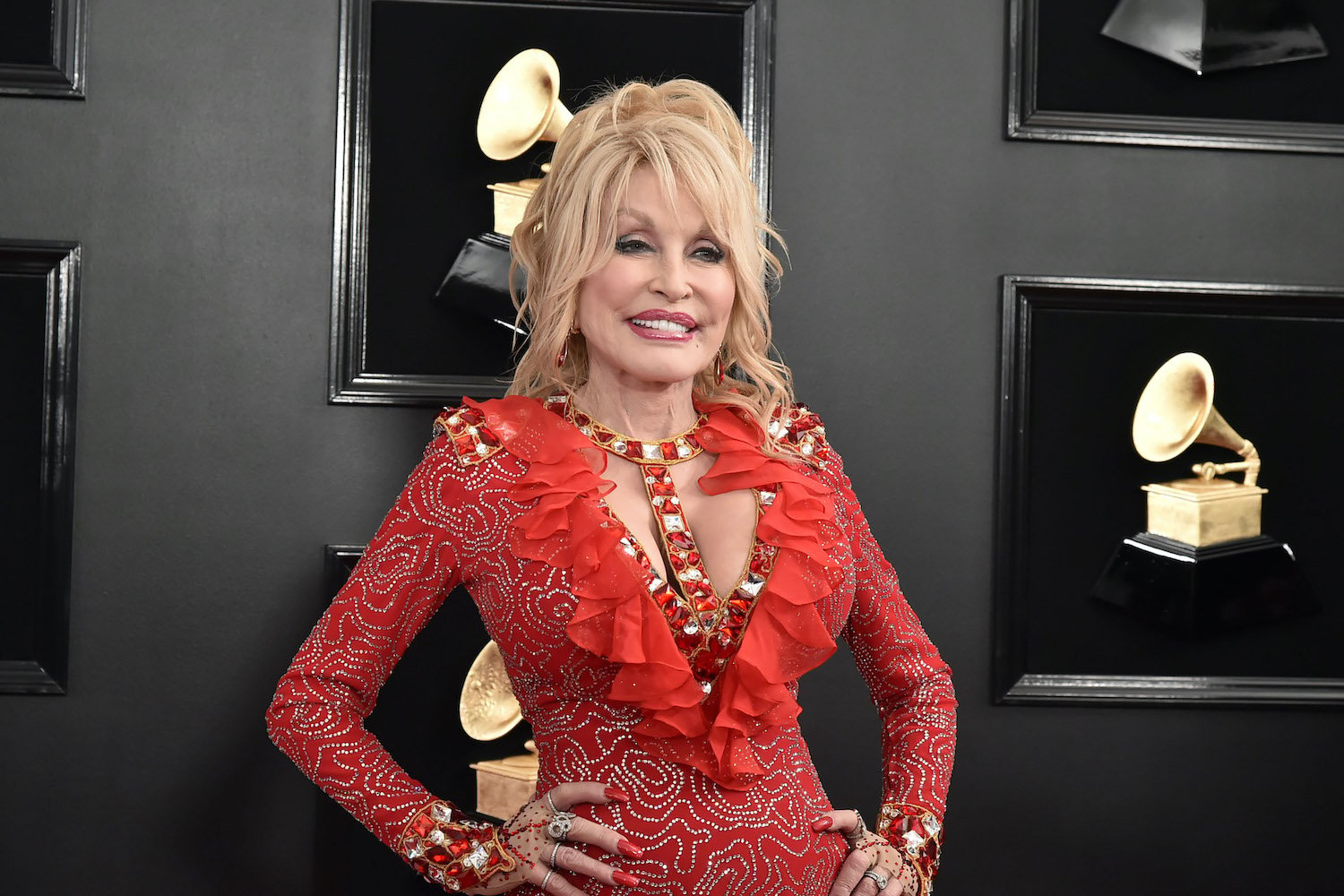 Dolly Parton attends the 61st Annual Grammy Awards at Staples Center on February 10, 2019