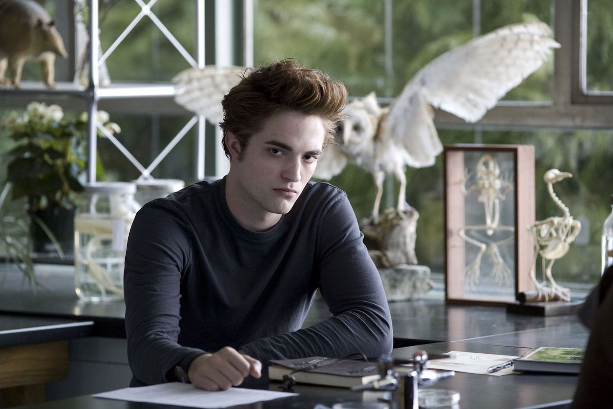 Edward Cullen (Robert Pattinson) in ‘Twilight.’ 