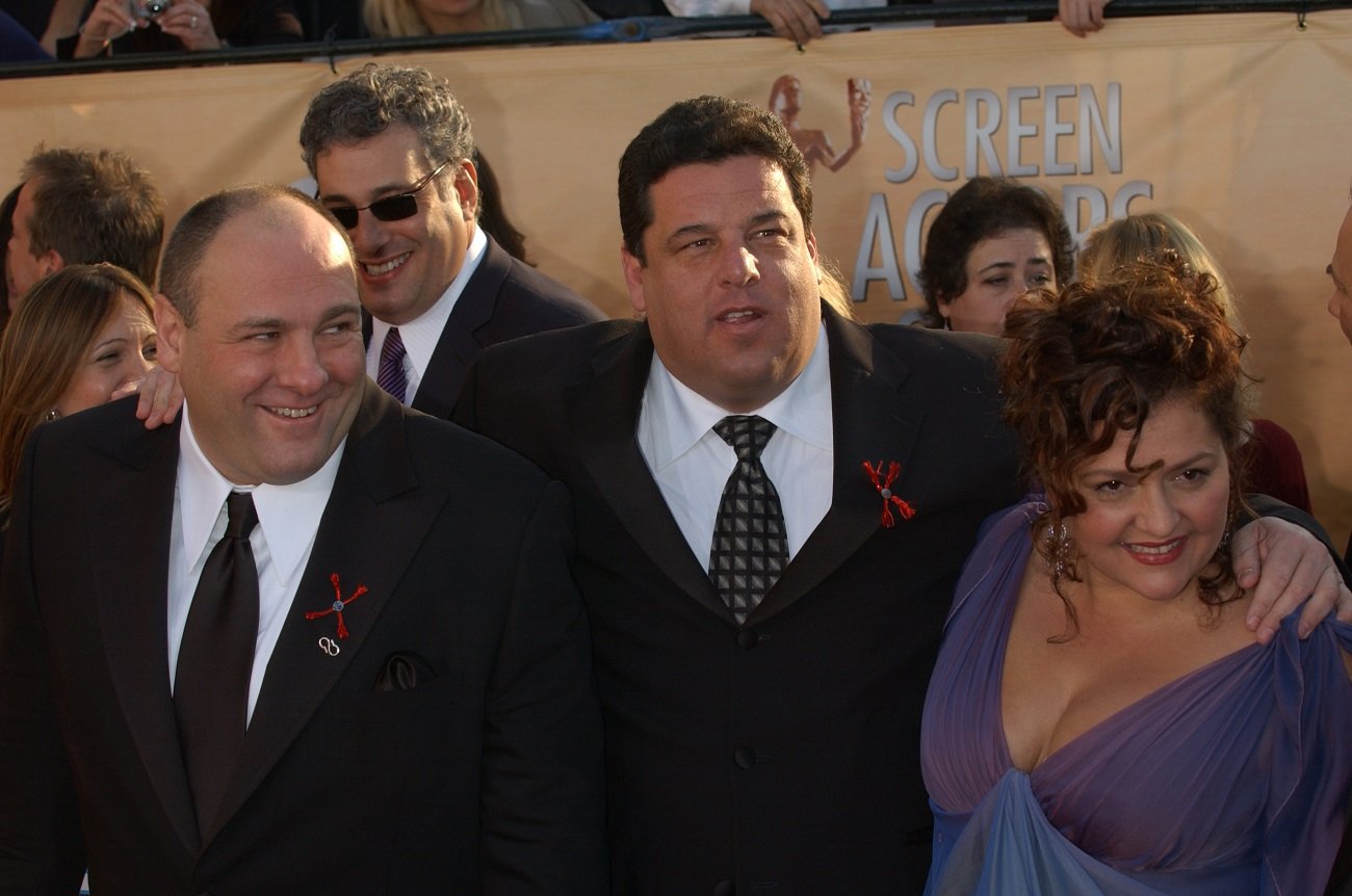 James Gandolfini with Steve Schirripa