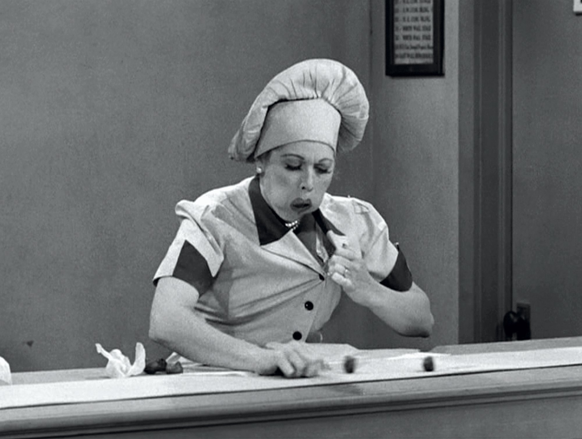 Lucille Ball as Lucy Ricardo in "Job Switching."