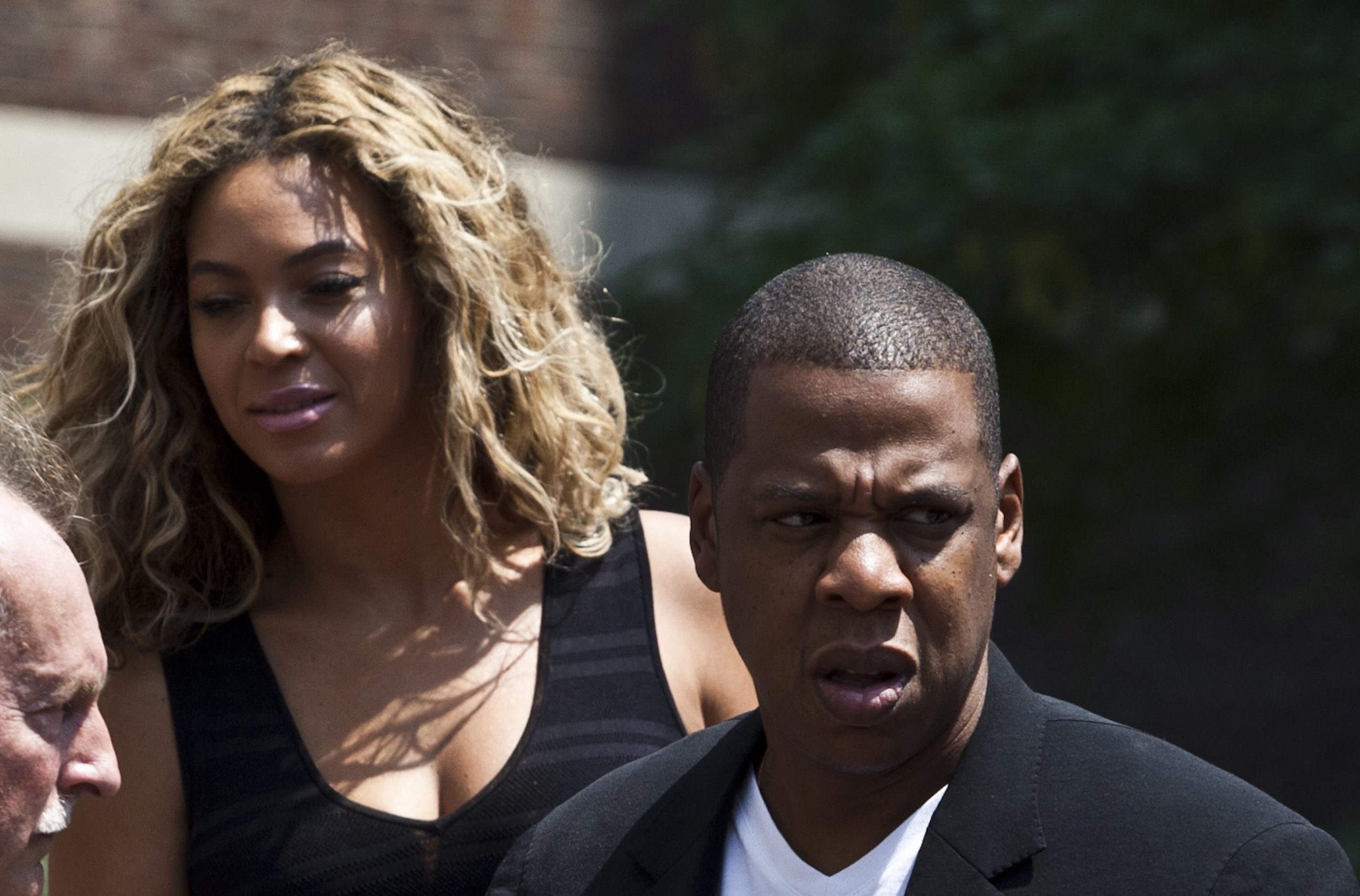 Jay-Z and Beyonce at Trayvon Martin Rally