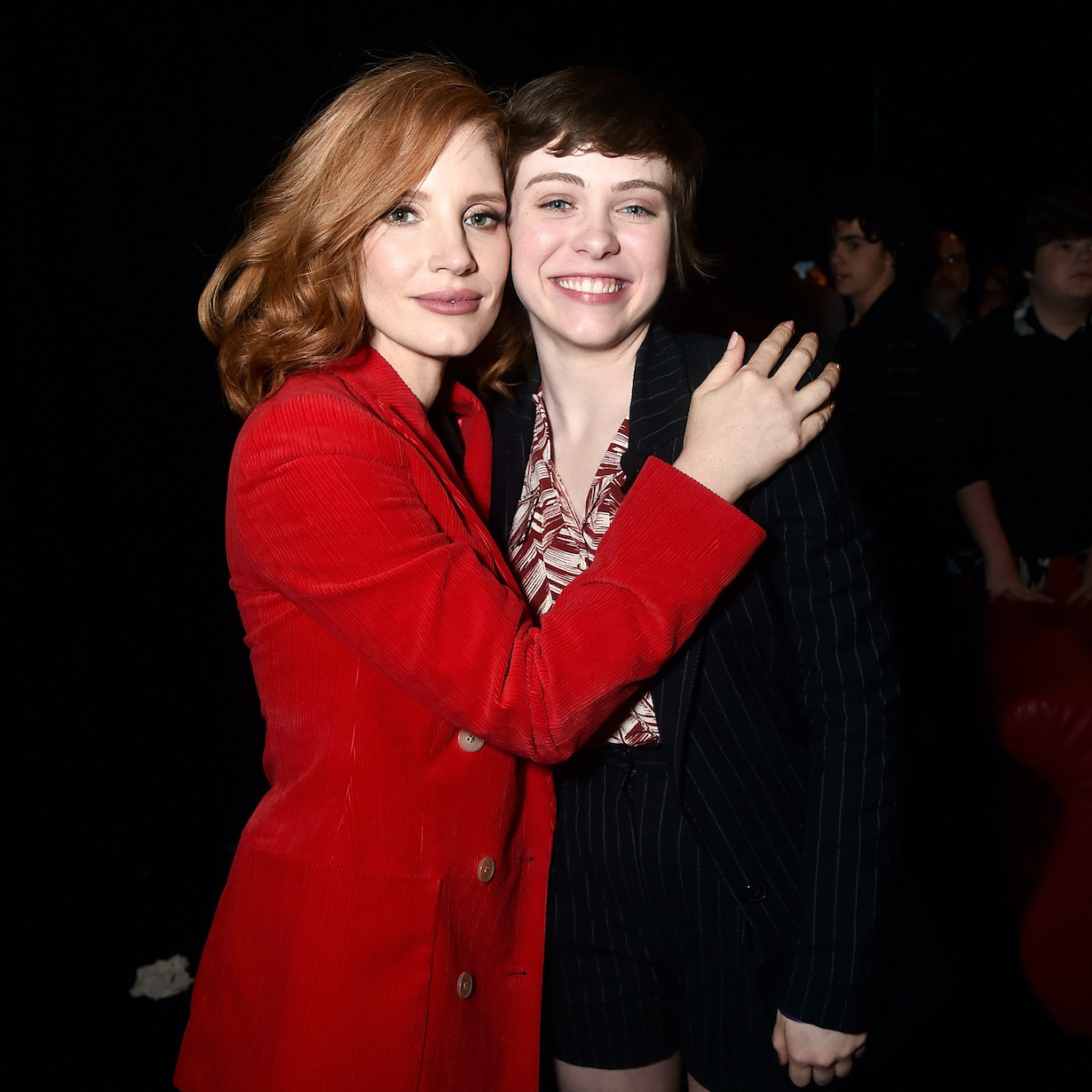 Jessica Chastain and Sophia Lillis