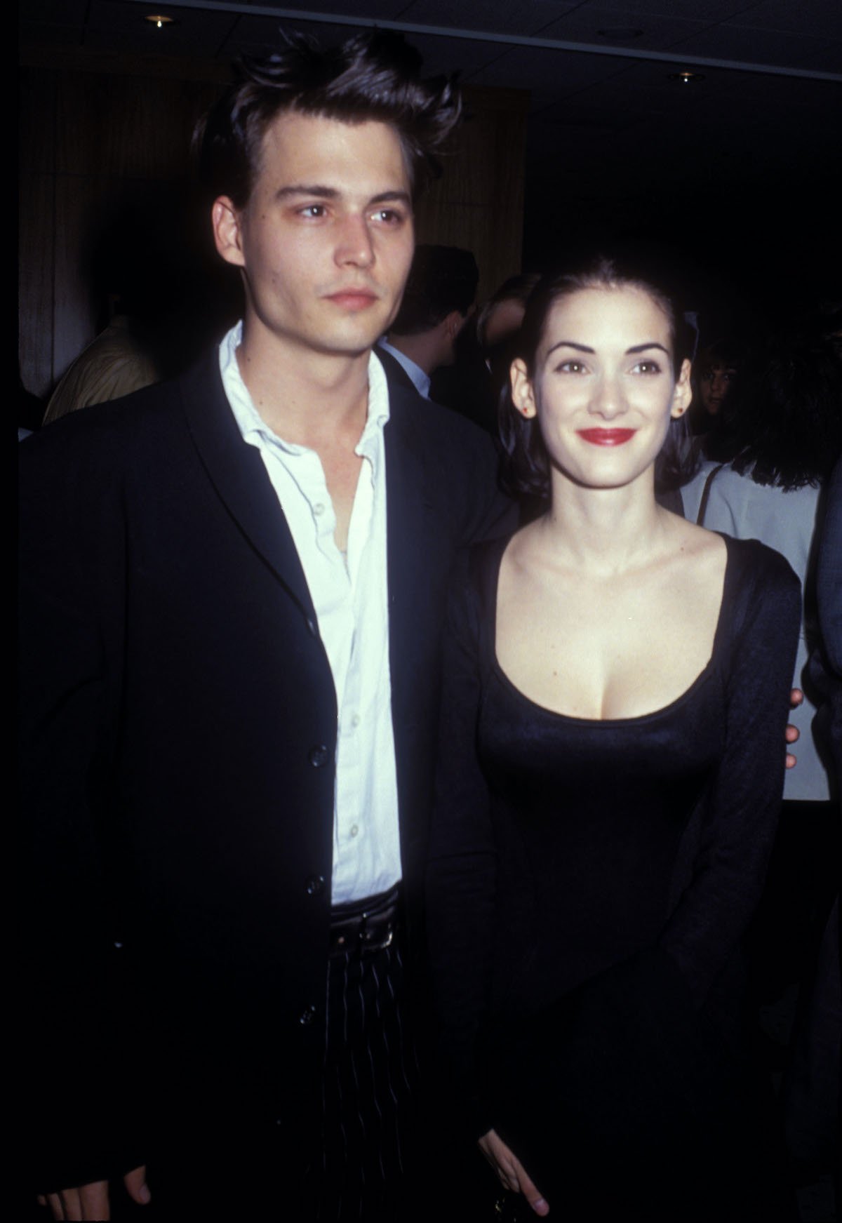 Johnny Depp and Winona Ryder at the The Academy in Beverly Hills, California