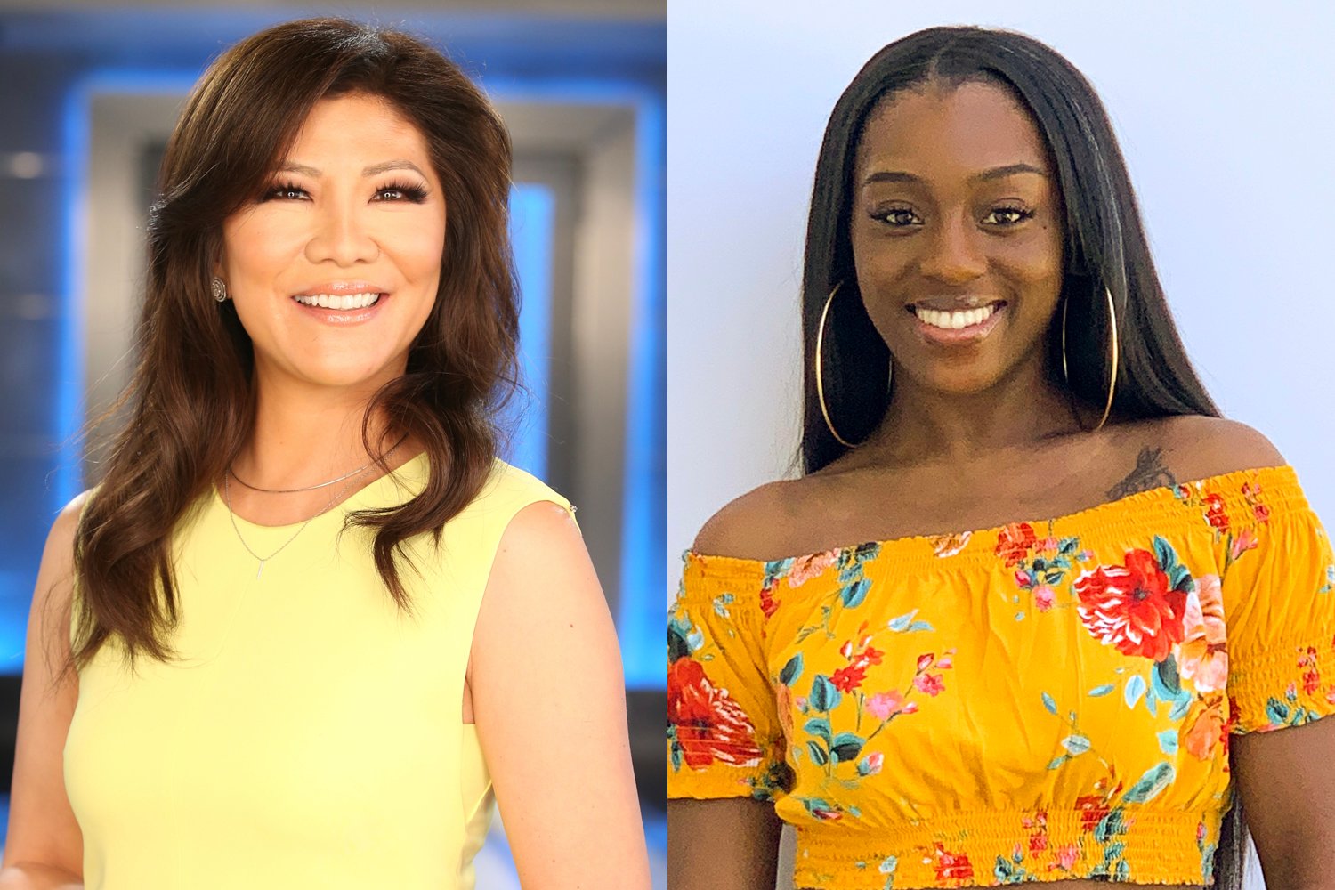 Julie Chen and Da'Vonne Rogers