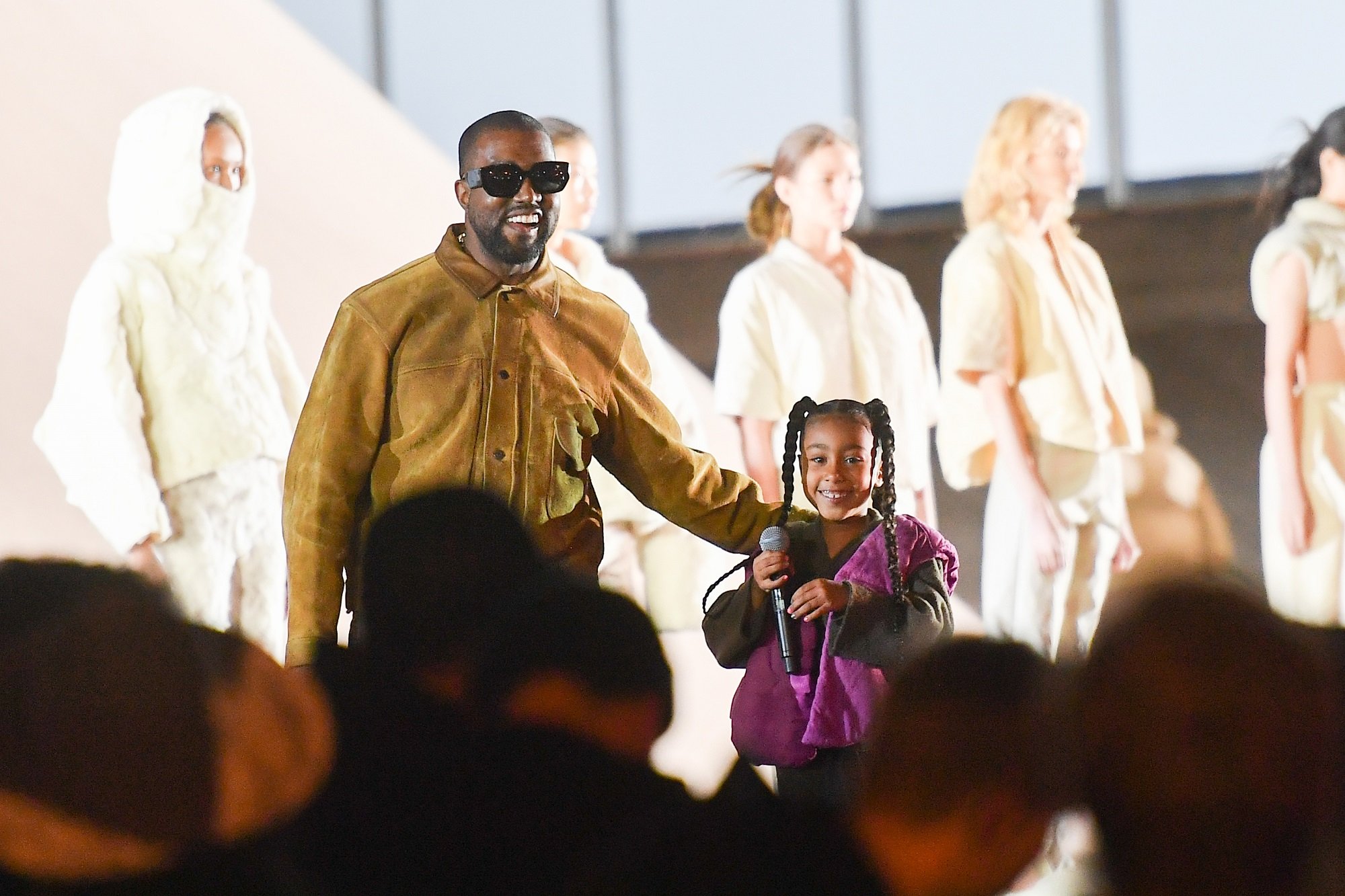 Kanye West and his daughter North West