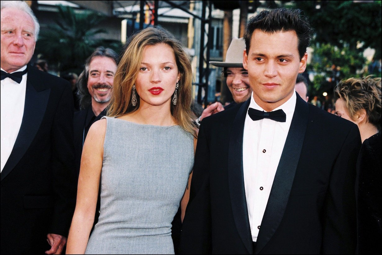 Kate Moss and Johnny Depp