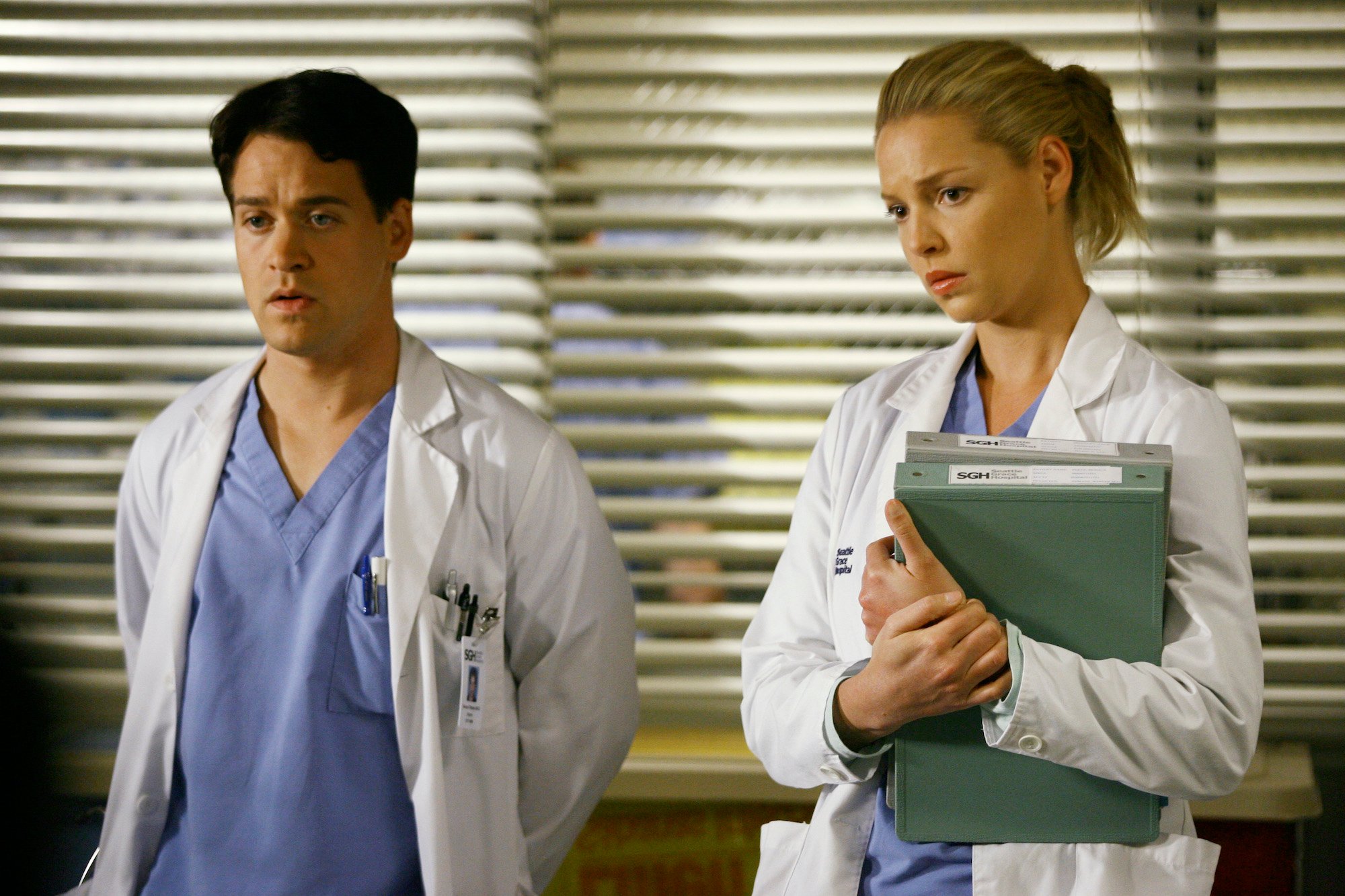 George and Izzie on 'Grey's Anatomy'
