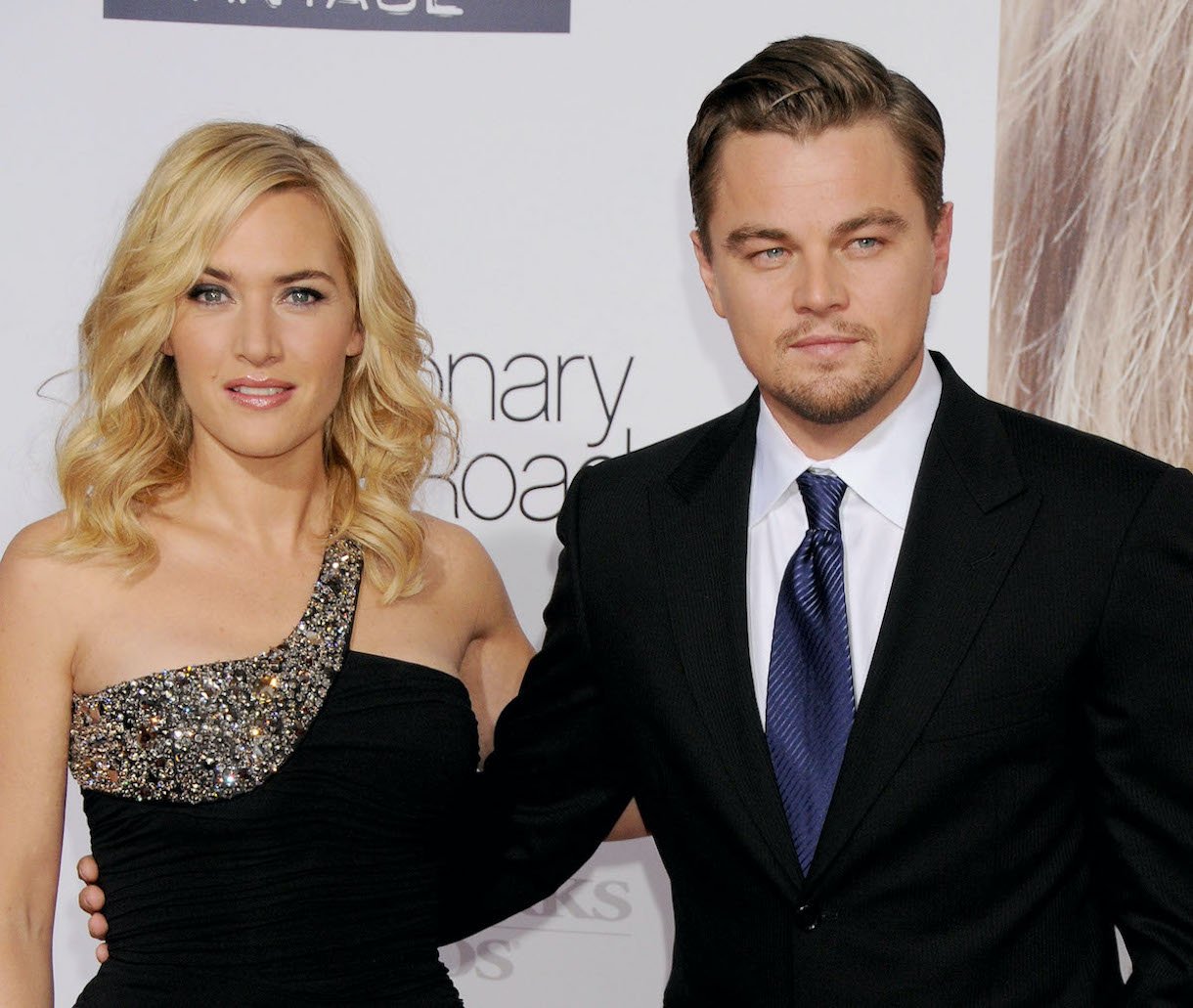 Leonardo DiCaprio and Kate Winslet arrive at the Los Angeles Premiere of 'Revolutionary Road'