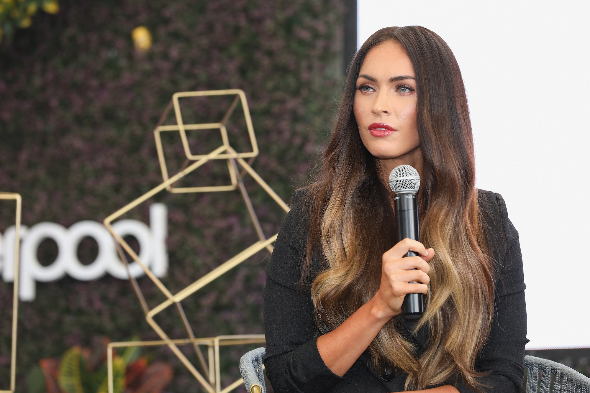 Megan Fox at a press conference during the Liverpool Fashion Fest Autumn/Winter 2017 at Liverpool Insurgentes on September 6, 2017.