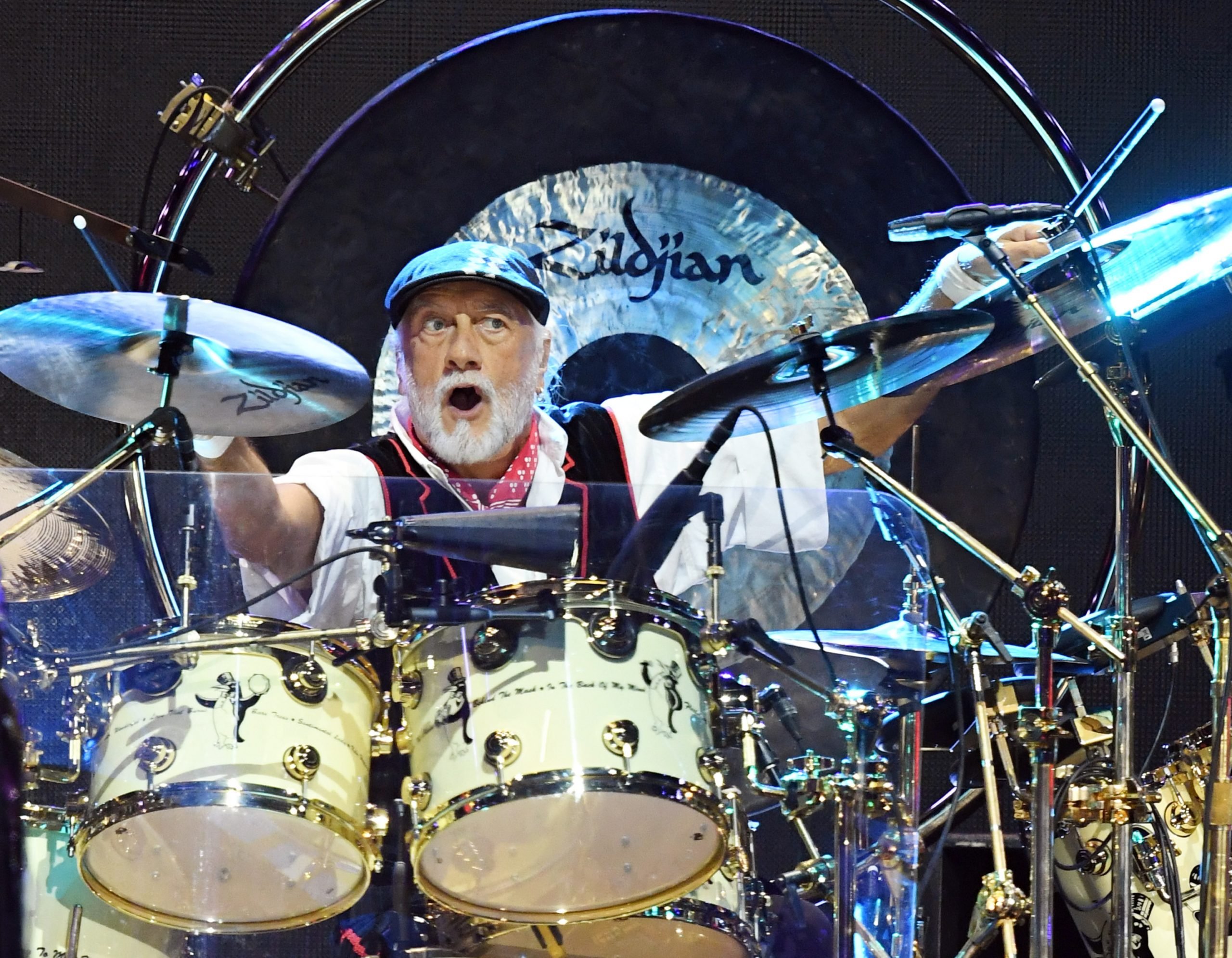 Drummer Mick Fleetwood of Fleetwood Mac