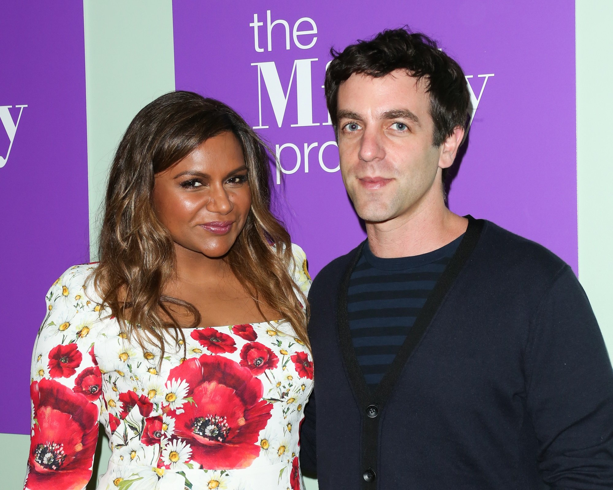 Mindy Kaling (L) and B.J. Novak (R) attend the FYC panel for 'The Mindy Project' on June 8, 2016