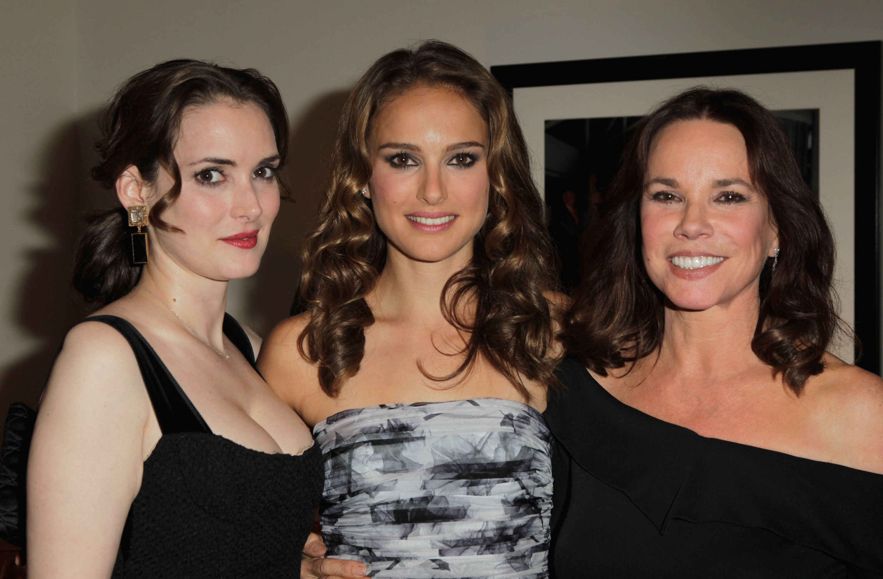 Winona Ryder, Natalie Portman and Barbara Hershey attend the 'Black Swan' Premiere