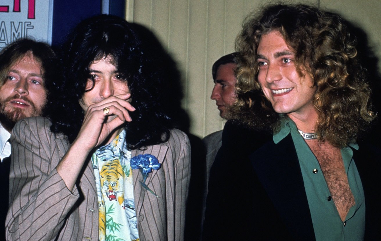 Led Zeppelin at film premiere